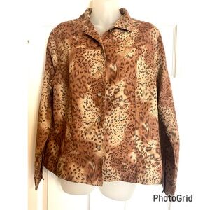 Hannah Animal Print Jacket